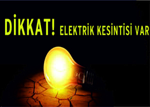 Edirne ilçeler ve Köylerimizde Elektrik Kesintileri