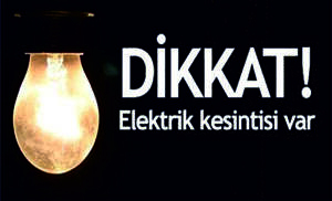 ilçemizde 8 Saat Elektrik Kesintisi