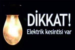 ilçemizde Bugün Elektrik Kesintisi Olacak