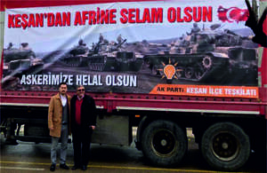 Havsa’dan Afrin'e Selam Olsun