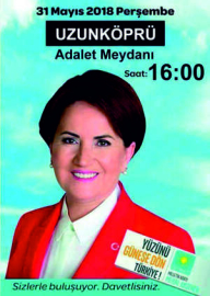 Meral Akşener Uzunköprü'ye Geliyor