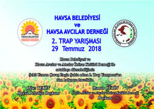 2. Trap Yarışması 29 Temmuz 2018 Pazar Günü Yapılacak