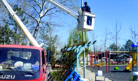 ilçemizde Parklar ve Çalışma Alanları Artık Daha Güvenli