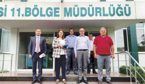 DSi Bölge Müdürü Erdinç Kuran'ı Ziyaret Ettiler