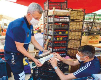 Pazar Yerinde Terazi ve Tartı Kontrolleri Yapıldı