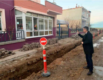 ilçemizde Doğalgaz Çalışmaları Devam Ediyor