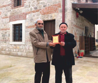 Defterdar Abdusselam Hacı Süleyman Efendi Camii Derneği'nden Teşekkür Plaketi