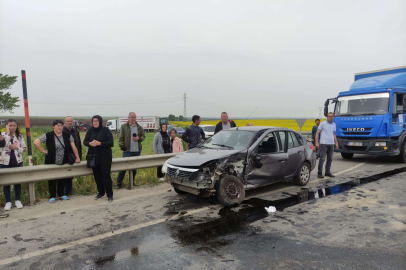 KIRKLARELİ'NDE KAZADA YARALANAN YOLCU HAYATINI KAYBETTİ