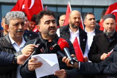 TEKİRDAĞ'DA DEPREMZEDELER İÇİN PROTESTO