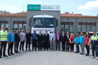 KIRKLARELİ'NDEN DEPREM BÖLGESİNE YARDIMLAR SÜRÜYOR