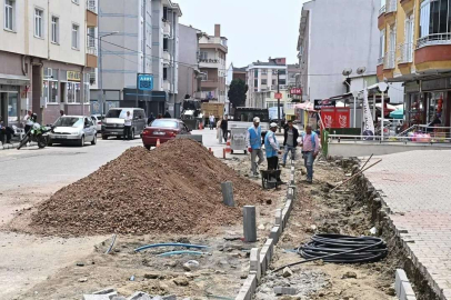 SÜLEYMANPAŞA'DA YOL YAPIM ÇALIŞMALARI