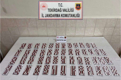 714 TANE UYUŞTURUCU HAPLA YAKALANDI