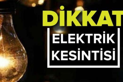 İKİ ŞANTİYEDE ELEKTRİK KESİNTİSİ