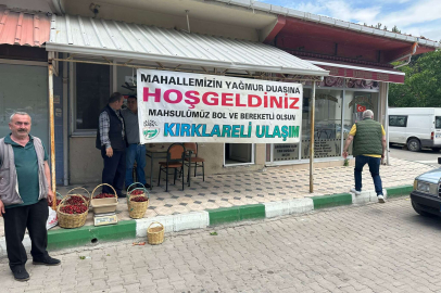 KIRKLARELİ'NDE YAĞMUR VE ŞÜKÜR DUASI DÜZENLENDİ