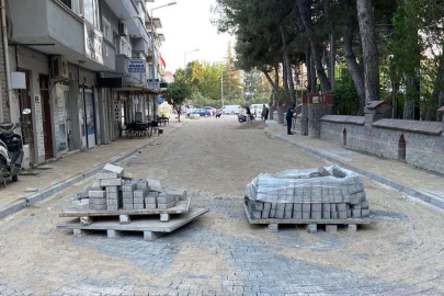 PINARHİSAR'DA YOL YAPIM ÇALIŞMASI DEVAM EDİYOR