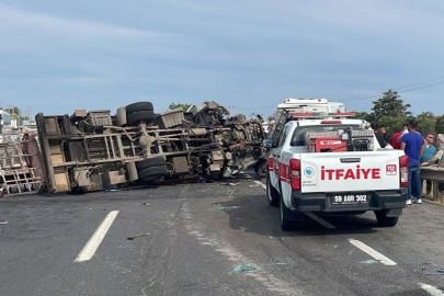 TEKİRDAĞ'DA FECİ KAZA! 12 YARALI