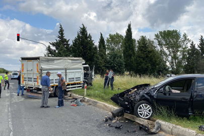 ÇORLU’DA TRAFİK KAZASI