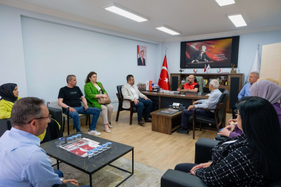 AK PARTİ KIRKLARELİ İL TEŞKİLATI’NDAN BAŞKAN GÖÇ’E ZİYARET