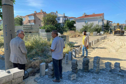 KEŞAN'DA YOL YAPIM ÇALIŞMALARI