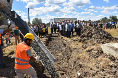 DÜĞÜN SALONUNUN TEMELİ ATILDI