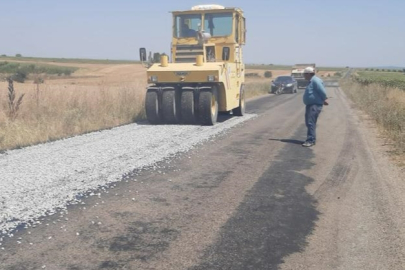 YOL YAPIM ÇALIŞMALARI SÜRÜYOR