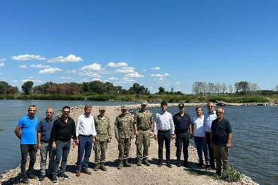 MERİÇ NEHRİ'NE YAPILAN SEDDE İNCELENDİ