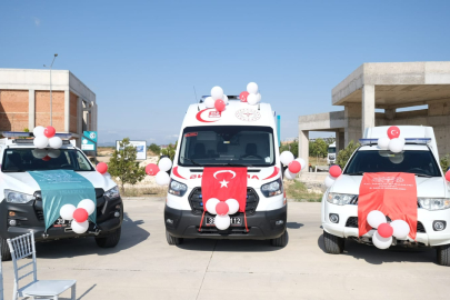 AMBULANS TÖRENLE HİZMETE ALINDI