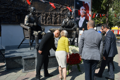 ATATÜRK'ÜN SARAY’A GELİŞİ TÖRENLE KUTLANDI