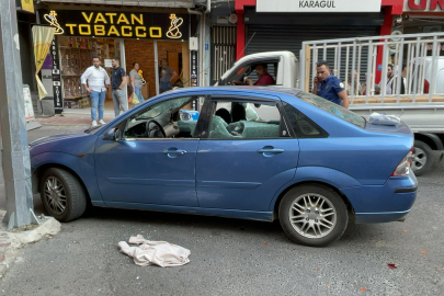 OTOMOBİLE ZARAR VERDİKTEN SONRA KAÇAN ZANLI ARANIYOR