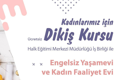 ÜCRETSİZ DİKİŞ KURSU BAŞLIYOR