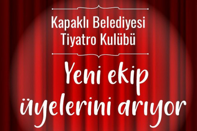 TİYATRO KULÜBÜ YENİ ÜYELERİNİ ARIYOR