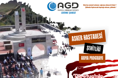 AGD, ASKER HASTANESİ ŞEHİTLERİNİ ANIYOR