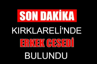 KIRKLARELİ'NDE ERKEK CESEDİ BULUNDU