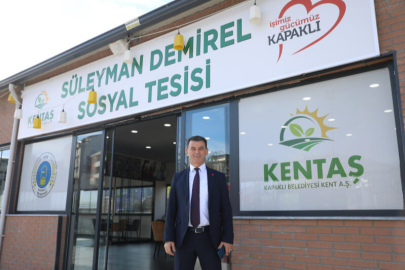 SÜLEYMAN DEMİREL SOSYAL TESİSİ HİZMETE BAŞLADI