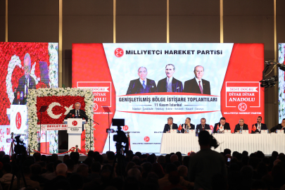 MHP'NİN GENİŞLETİLMİŞ BÖLGE İSTİŞARE TOPLANTISI GERÇEKLEŞTİRİLDİ