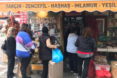 Havalar soğudu, aktarlar doldu, taştı