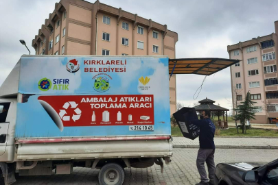 Kırklareli’nde geri dönüşüm çalışmaları tam gaz