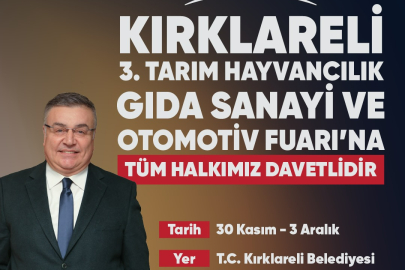 Kırklareli’nde tarım ve hayvancılık fuarı