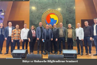 ETSO Bütçe ve Muhasebe Bilgilendirme Seminerinde