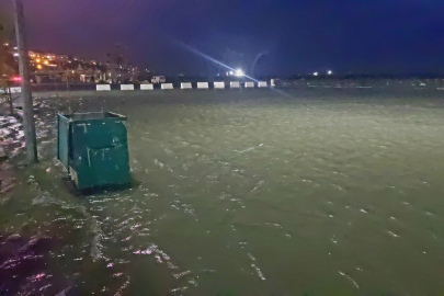 Tekirdağ’da Tsunamiyi andıran görüntüler