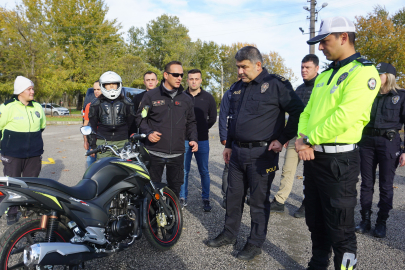 Polise motosiklet eğitimi