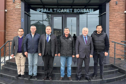 Zafer İpsala Ticaret Borsasını etti