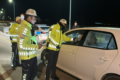 Edirne'de trafik denetimi