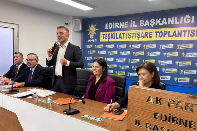 Kandemir; “AK Parti Edirne’de sancağı dalgalandırsın”