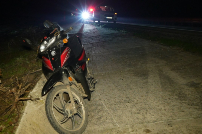 Edirne’de otomobilin çarptığı motosikletli ağır yaralandı