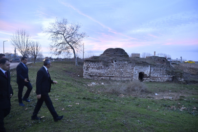 600 yıllık Gazi Mihal Bey Hamamı restore edilecek