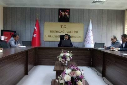 Tekirdağ İl Milli Eğitim Müdürlüğünce Değerlendirme Toplantısı