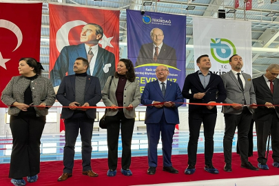 Çerkezköy Atatürk Yarı Olimpik Yüzme Havuzu hizmete açıldı