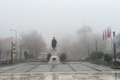 Edirne sisli bir güne uyandı