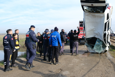 Nehre devrilen araç sürücüsünün cansız bedenine ulaşıldı